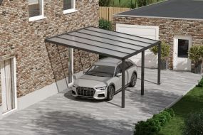 Flacher Carport Anthrazit (5.0 x 4.0 M)