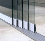 Greenline Glasschiebewand weiß (4,5 M - 5 spurig)